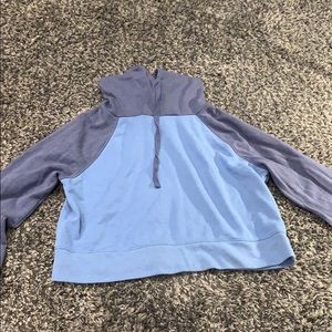 Cropped Blue hoodie